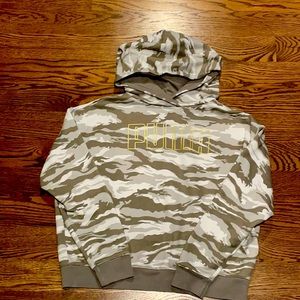 XS Women’s Cropped Puma Hoodie